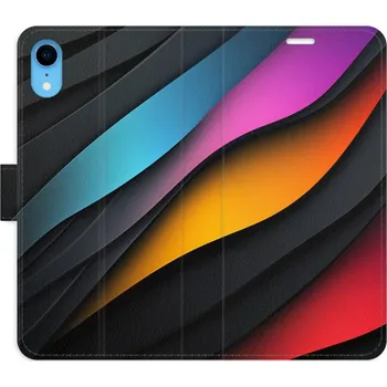 Pouzdro na mobilní telefon Flipové pouzdro iSaprio - Color Waves - iPhone XR