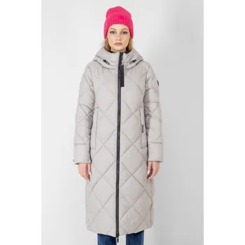 Khujo dámský zimní prošívaný kabát Salia béžová Velikost: XL