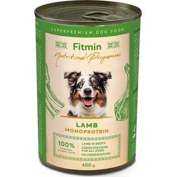 Krmivo pro psa Fitmin Dog konzerva Monoprotein Lamb 6x400g