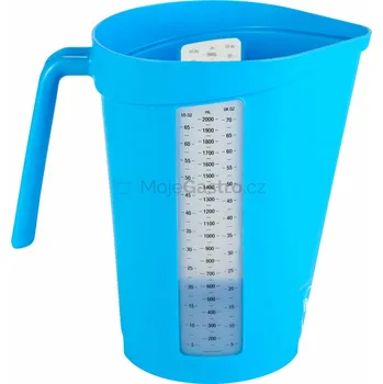 Vikan Odměrka 2 l průhledná stupnice modrá 60003