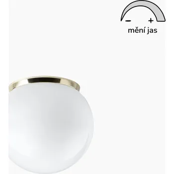 Plnospektrální LED svítidlo SANGRIA 1 plastové 200 mm 8W leštěná mosaz - Denní, Chytré drátové DALI