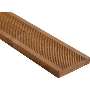 Terasové prkno Real DECK Terasové prkno Borovice Thermo jemná drážka 26×140×3900 mm