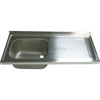 Nerezový dřez OEM Dřezová deska 1200x700mm 1x(500x400x250)L