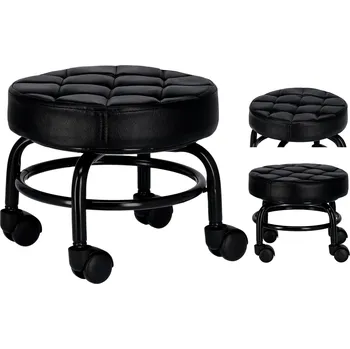 Calissimo BY-02 kosmetická stolička pro pedikúru černá