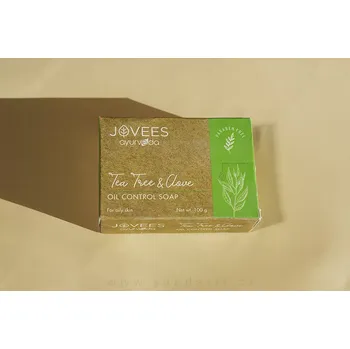 Mýdlo Indické Ayurvédské Mýdlo Yovees Teatree a Hřebíček