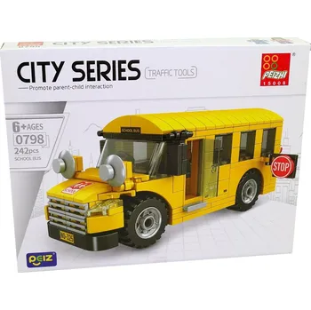 ostatní stavebnice Malý mechanik, stavebnice, školní autobus