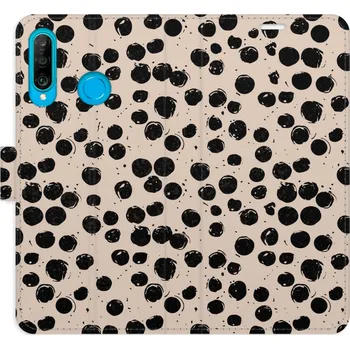 Pouzdro na mobilní telefon Flipové pouzdro iSaprio - Dotted 02 - Huawei P30 Lite