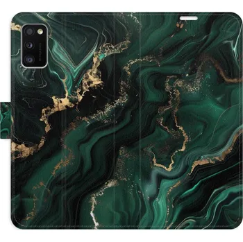 Pouzdro na mobilní telefon Flipové pouzdro iSaprio - Emerald 02 - Samsung Galaxy A41