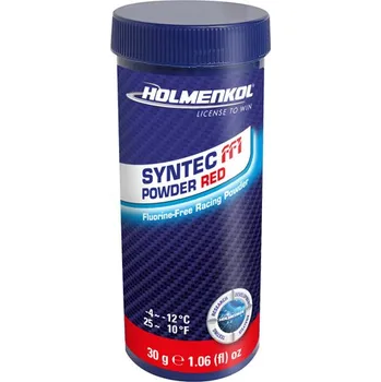 Lyžařský vosk HOLMENKOL Syntec FF1 Powder Red 30 g