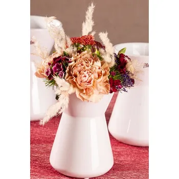 Váza Paramit CORDOBA Váza bílá 14 cm