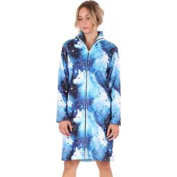 Dámský župan Dámský župan se zipem Lupo vlci 71 26 0018 - M