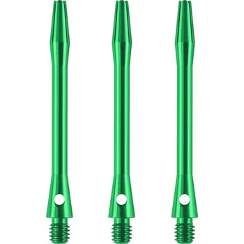 Příslušenství pro šipky Designa Násadky Anodised Aluminium - medium - green