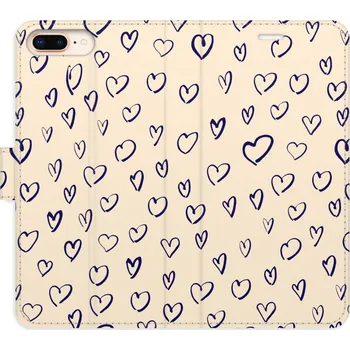 Pouzdro na mobilní telefon Flipové pouzdro iSaprio - Heart Light 02 - iPhone 7 Plus