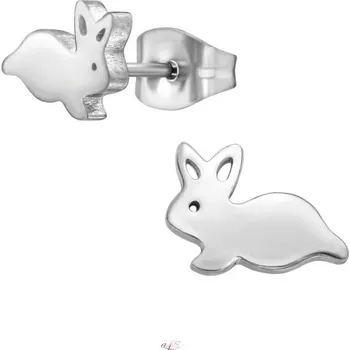 Náušnice Prosperk Náušnice z oceli - zajíček S1214