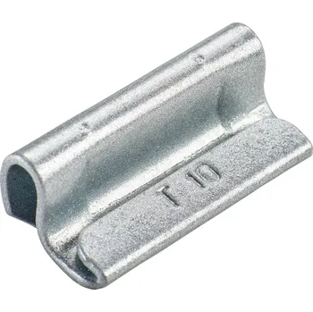 Sada na opravu pneumatiky Hofmann Power Weight 5187-0100-001 Vyvažovací závaží typ 187, 10g, ocel, stříbrná, 100 Ks - pro ocelové ráfky