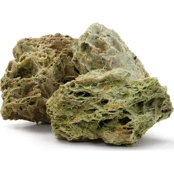 Přírodní kámen Granulati Zandobbio Okrasný lámaný kámen Spaghetti Green 200 - 400 mm (koš) 350 kg