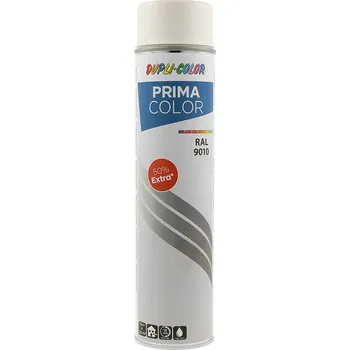 Barva ve spreji Dupli-Color Prima RAL 9010 bílá matná barva ve spreji 600 ml