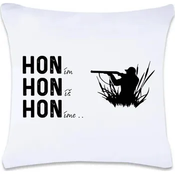 Dekorativní polštářek DOBRÝ TRIKO Polštář s potiskem Hon 40 x 40 cm Oboustranný tisk: NE