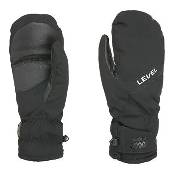 Módní doplněk Level pánské rukavice Alpine Mitt Black | Černá | Velikost L