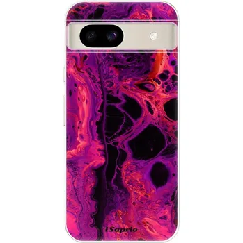 Pouzdro na mobilní telefon Silikonové pouzdro iSaprio - Google Pixel 8a - Abstract Dark 01 (Odolný silikonový kryt, obal, pouzdro iSaprio - Google Pixel 8a - Abstract Dark 01 - skvělá ochrana a pružnost, stylový UV potisk, lehkost, tiskne se v České republice)