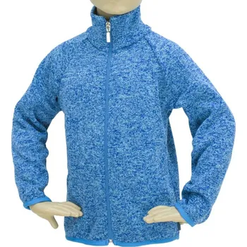 Dívčí oblečení Fantom Dětský svetr na zip - TYRKYSOVÝ MELÍR velikost: 134