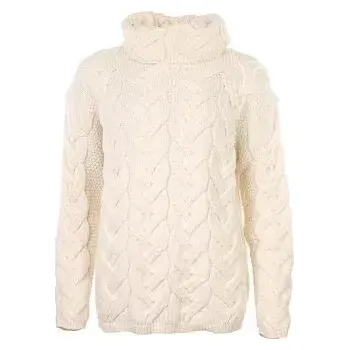 Dámský svetr Vlnka Dámský vlněný svetr Vlnka S03 přírodní velikost oblečení XXL