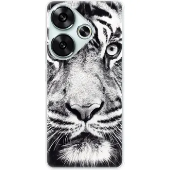 Pouzdro na mobilní telefon Silikonové pouzdro iSaprio - Xiaomi Poco F6 - Tiger Face (Odolný silikonový kryt, obal, pouzdro iSaprio - Xiaomi Poco F6 - Tiger Face - skvělá ochrana a pružnost, stylový UV potisk, lehkost, tiskne se v České republice)
