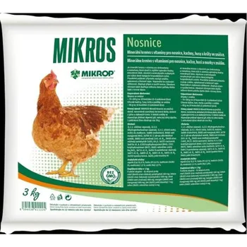 Krmivo pro hospodářské zvíře Mikros Nosnice - minerální krmivo s vitamíny 3kg