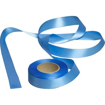 Stuha Atlasová stuha světle modrá, šíře 24 mm, délka 20 m
