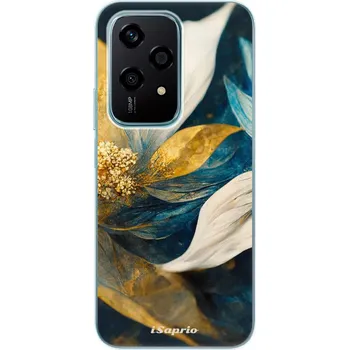 Pouzdro na mobilní telefon Silikonové pouzdro iSaprio - Honor 200 Lite - Gold Petals (Odolný silikonový kryt, obal, pouzdro iSaprio - Honor 200 Lite - Gold Petals - skvělá ochrana a pružnost, stylový UV potisk, lehkost, tiskne se v České republice)
