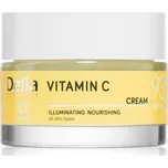 Delia Cosmetics Vitamin C rozjasňující denní krém na obličej 50 ml