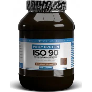 Protein TITANUS Whey Protein ISO 90 (2000 g) Čokoláda