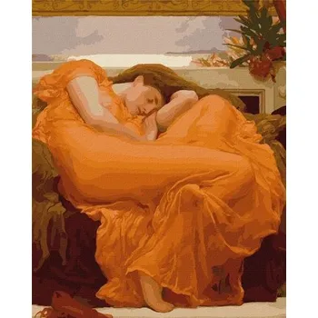 Set školních potřeb Malowanie po numerach - Płonący czerwiec 40x50