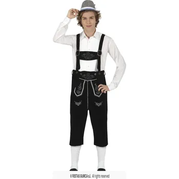 Karnevalový kostým Pánský kostým - Tyrolean, černý L