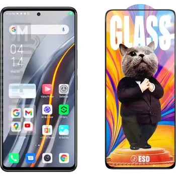 3D Ochranné tvrzené sklo na Infinix Note 12 VIP/X672 - Mr. Cat ESD