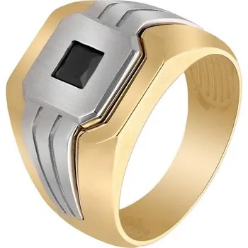 Prsten Zlaton Prsten z kombinovaného zlata s kamenem vel.64 10.25g 000280310233