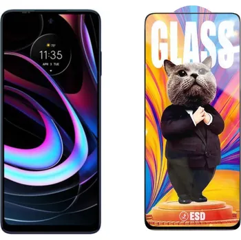 3D Ochranné tvrzené sklo na Motorola Edge 2021 - Mr. Cat ESD