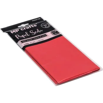 Balící papír Hedvábný balicí papír 500 x 660 mm, červený, 10 archů