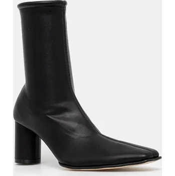 Dámské kozačky Nízké kozačky MM6 Maison Margiela dámské, černá barva, na podpatku, S66WU0120.P7973 99X, EUR 36