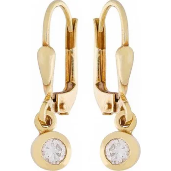 Náušnice Zlaton Náušnice žluté zlato 1.55g 000660103233