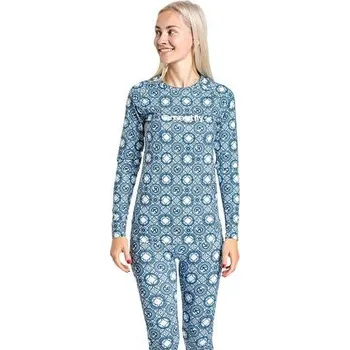 Meatfly dámské termo tričko Capa Mosaic Blue | Modrá | Velikost L