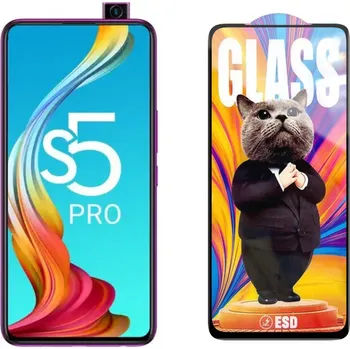 3D Ochranné tvrzené sklo na Infinix S5 Pro/X660/X660B/X660C - Mr. Cat ESD