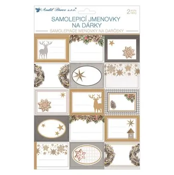 Vánoční dekorace Jmenovka na vánoční dárky 30 ks 20x32 cm