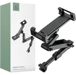 Držák do auta na opěrku sedačky TechProtect V1, pro mobilní telefon, tablet, barva černá