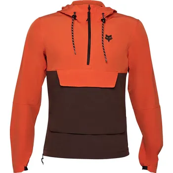 Cyklistická bunda Fox Ranger Wind Pullover - oranžová - XXL - 2025