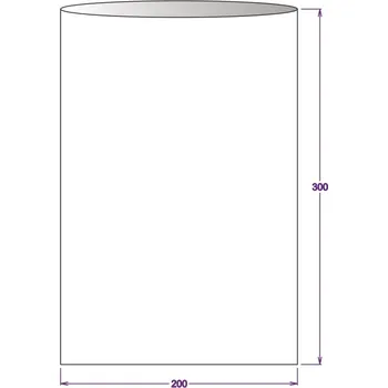 Obalový materiál Sáček celofánový 200x300 mm, PP, plochý, 200 ks