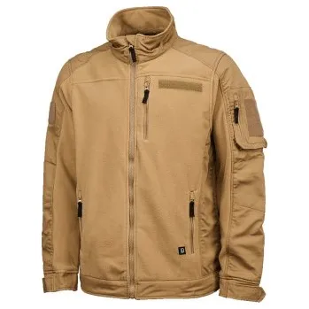 Pánská softshellová bunda Fleecová bunda Ripstop, Brandit, camel, XXL