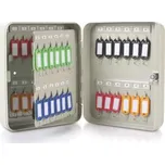 Skříňka na klíče Donau - 48 klíčů, šedá