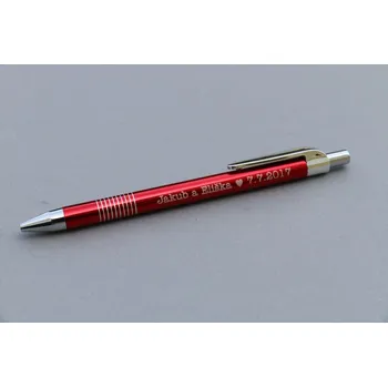 Propisky s vlastním textem - červená Kolik potřebujete kusů?: Potřebuji 80 - 159 ks