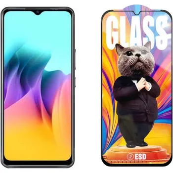 Telefonní příslušenství 3D Ochranné tvrzené sklo na itel A58 - Mr. Cat ESD